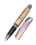 Online Füller College Einhorn, Tinten-Füller für Rechtshänder, ergonomisches Griffstück, hochwertige Iridium-Feder medium, Standard-Tintenpatronen, inkl. Kombipatrone blau, Allergiker geeignet