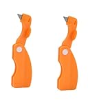 AORHOFJ 2 Stück Multifunktions-Orangenschäler, Orangenschäler Zitronenschäler Zitrusschäler Obstschäler Kunststoffschäler Küchenwerkzeug Zitrone und Grapefruit schälen