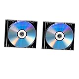 Hohopeti 2 Sätze Blank Cd R Discs mit Jewel Case Box Große Speicherkapazität Beschreibbare Kompatible Rohlinge für Audio Daten und Musikaufnahmen Stabil und Vielseitig für Studio und Büro