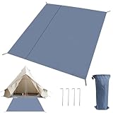 Zeltunterlage 210D Oxford Wasserdichter Zeltboden,Mehrzweck Zeltbodenunterlage, Dauerhaft Zeltteppich Schoner, Ultraleicht Zeltplane Für Camping, S-trand, Wandern