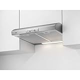 AEG DUB1611M Unterbau-Dunstabzugshaube / Abluft oder Umluft / 60cm / Edelstahl / max. 71 m³/h / min. 63 – max. 69 dB(A) / D / Schiebeschalter / Edelstahl