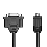 LLHCF Langlebiges VGA-Verlängerungskabel mit 15-poliger Buchse, 30 cm, Plug-and-Play-VGA-Kabel für nahtlose Videoübertragung auf Monitore