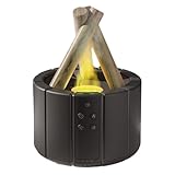 Lagerfeuer-Flammen-Diffusor, Lagerfeuer-Aromatherapie, ätherisches Öl, Fernbedienung, Kamin, Esse Luftbefeuchter, Holz, 250 ml