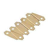 Haofy Roboter-Rasenmähermesser, 30 Stück, Titan-Eisen-Ersatz mit Schrauben für Indego, Geeignet für Kleine Höfe, Kompakte Lagerung, Einfache Wartung