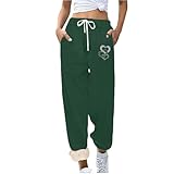 Lauf-Sweathose für Damen, Fitnessstudio, Sporthose, Fleece-gefütterte Leggings, hohe Taille, Thermostrumpfhose, lässige Winterhose für Damen, Cargohose für Outdoor, Arbeit, Spazierengehen, AG, XL