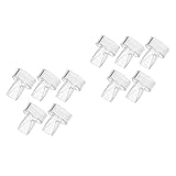 SOPOTUTU 10 Stück Teiliges Ersatzteile für Manuelle Rückflussverhinderer mit Enten Schnabelventil Frei Langlebig und Hautfreundlich Kompatibel mit Handmilchpumpen Zubehör