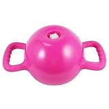 GANAZONO Verstellbare Yoga Kettlebell mit Doppelgriffen PVC Wasserfüllbar Rutschfest Stoßschonend für Fitness Krafttraining für Männer und Frauen