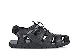 Geox Herren UOMO SANDAL STRADA B, Schwarz (Black C9999), 45 EU