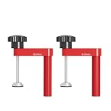 Einhandzwingen Set, 2 StüCk Tischklemme FüR Die Holzbearbeitung Aus Aluminiumlegierung FüR Die MöBelherstellung, Den Tischlerhandwerk Und Heimwerkerprojekte(B)