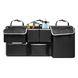 Auto Organizer Rücksitz - Auto Trunk Aufbewahrungsorganisator faltbarer Oxford Carbag | Großkapazität Multifunktionaler Kofferraum -Speicherorganisator für Schönheitsprodukte, Werkzeuge, Kinderspielze