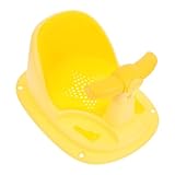 Beaupretty Badewannensitz mit Rutschfestem Sockel Stabiler Kleinkindsitz für Badewanne Vielseitig Einsetzbar für Junge Mädchen Praktisch und Langlebig Gelb mit Kleinem Fußdesign