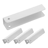 KICHOUSE 4 Stück Teiliges U Förmiges Verstärkungsprofil für Haustier und Kindergitter Einfache Montage ohne Bohren Langlebige Türnut Befestigungen für Verbesserte und Vielseitige