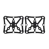XuQiZZpp 1 Paar Aluminium-Plattform-Adapter für Fahrräder, Clipless Pedaladapter, umwandelt in Plattformpedal für Mountainbikes