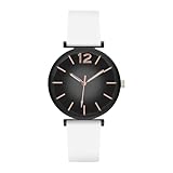 Generisch Herren-Analoguhr, Analog-Armbanduhr | Minimalistische Uhr - Krankenschwesteruhr, leicht ablesbares Zifferblatt, Sekundenzeiger, atmungsaktives Armband, für Studenten, Damen und Herren