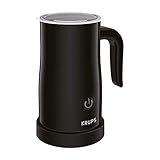Krups XL1008 Milchaufschäumer, Materialmix, 150 milliliters, Schwarz