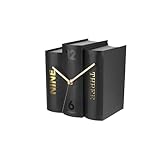Karlsson KA5729 Book Uhr, Tischuhr, Papier, Schwarz, One Size