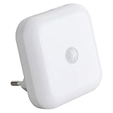 SEBSON LED Nachtlicht mit Bewegungsmelder, Dämmerungssensor, Dimmbar - Infrarot Sensor Reichweite 3m/120°, warmweiß 2.700K, IP20, Steckdosenlampe