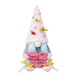 Alles Gute zum Muttertag Wichtel Plüsch Deko Frühling Blumenwichtel Puppe auf dem Schreibtisch Regal Tisch Süße Mama Geschenke Mama Geburtstag Muttertagsdeko Junge Mütter Gifts for Mother's Day