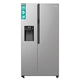 Gorenje NRR9185ESXL Side by Side Kühl-Gefrierkombination/NoFrost Plus/Inverter Kompressor/Wasser- und Eiswürfelspender/SensoTech / 178,6 cm/Kühlteil 376 l/Gefrierteil 190 l/Edelstahl