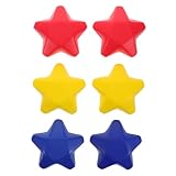 ifundom 6 Stück Relief Weihnachtsparty Für Fidget Squishy Beach Ball Fidgets Für Klassenzimmer Schaumstoffbälle Für Minibälle Squishy Polyurethan