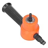 Yctze Doppelkopf-Knabber, 360°-Bohraufsatz, Metallschneider Zum Schneiden und für Vielseitige Anwendungen