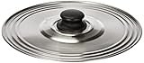 Ibili Deckel Prisma verstellbar 22-26 cm aus Edelstahl, silber, 26 x 26 x 4 cm