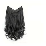 Clip in Extensions U-förmige Clip-in-Haarverlängerungen, 3/4 voller Kopf, sofortige einteilige lange, gewellte Haarverlängerungen, hitzebeständige synthetische Clip-in-Haarverlängerungen Clip in Haarv