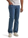 Wrangler Authentics Herren Classic 5-Pocket Relaxed Fit Jeans, Dark Stonewash Flex, 44W / 30L