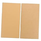 OSALADI 2 Stück Teiliges Reise Notizbuch Nachfüllset Blanko und Kraftpapier Kleines Journal Einlagen Leichtes Langlebiges Schreibpapier für Tagebuch Notizen Memo für Schüler Büro Outdoor