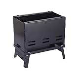 Holzkohlegrills - Klappbarer Grillrost,Tragbarer Grill für Barbecue mit Holzkohle,Für Garten Balkon Reisen Picknick Outdoor Kochen Grillparty Fest Camping