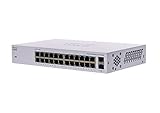 Cisco Business CBS110-24T-D Unmanaged Switch | 24﻿ GE-Ports | 2﻿ x﻿﻿ 1G-SFP Shared | Begrenzter Lebenszeitschutz (CBS110-24T-D)
