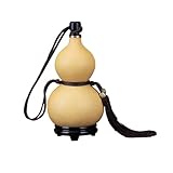 Naturflasche – Wasserflasche mit hohler Trinkflasche, chinesischer Wein, tragbar, für den Außenbereich, mit Deckel im mittelalterlichen Stil, natürlich, zum Aufhängen