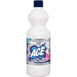 ACE Ultra Weiß - Waschmittel flüssig mit Chlor ohne Bleichmittel, Aktiv Chlorreiniger für weiße, bunte und dunkle Wäsche, ACE Putzmittel auch als Allzweckreiniger und Badreiniger geeignet - 1 Liter