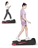 HomeFitnessCode Walking Pad mit Steigung - Laufband mit 5% Neigung(Nicht Einstellbar) 1-6 Km/h Untertisch Elektrisch Laufpad Walking Band für Zuhause, Schwarz