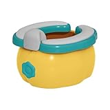 Tragbarer Toilettensitz-Kinder Kürbisform Töpfchenstuhl, faltbare leichte Trainings-Toilette mit rutschfestem