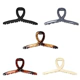 Haarspangen-Set, große, rutschfeste Haarklammern, 5 x tragbare Haarklammern, bunte Mädchen für Dating, Reisen, Workout