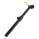 BVMKNI Mountainbike-Teleskopsattelstütze, manuell höhenverstellbar, Federstütze mit Öl-Luft-System, Aluminiumlegierung, 33,9 mm Durchmesser, 375 mm Länge