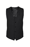 Greiff Größe 60 Gastro Moda Herren Service Weste Regular Fit Schwarz Modell 8202