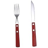 HOLIDYOYO 2St Geschirr-Steak steakbesteck Steak tablewares Kitchen tablewares Classic tablewares Foodie tablewares Cutter fork set Steakgabel Steakgeschirr für zu Hause Coffee