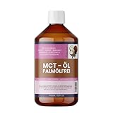 Premium MCT-Öl – Flüssiges Kokosöl ohne Palmöl, ultraleicht & schnell absorbierend für Haut, Haar, Massage und ketogene Küche - Nakobe (1000ml)
