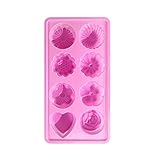 Silikon-Kuchenform zum Backen, 8 Löcher, Blume, Herzform, Silikon-Mousse-Kuchen, Backblech, Werkzeug, Herz-Backform, Kuchen