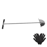 Supvox Handgeführter Rasenkantenschneider Halbmondform Gartentrimmer für Einfahrt Gehweg Gartenbegrenzung Sicher und Langlebig Einfach zu Bedienen für Rasenpflege