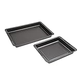 Backblech-Set Auflaufformen-Set 2 in1 CHG Made in Germany,  42,0 x 29,0 x 4 cm und 29,0 x 23,0 x 4,0 cm