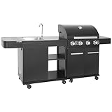 Happy Garden – Modulare Außenküche FYRA Cook'in Garden – 12 Personen – 4 Brenner
