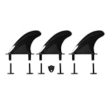 HFWRDVJCM 3Pcs Surf Flossen Mit Ersatz Schrauben for Surfbrett Softboard Stand Up Paddle Board Wasser Flossen Surfbrett Teile