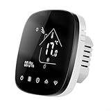 Intelligenter Temperaturregler, Digitalanzeige, Wasserbodenheizungsthermostat, WLAN-Raumthermostat für Heizsystem (Wasser)