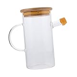 MOTHNUR 1 Stück Ölkanne küchenmaschiene kochgeschirr Flüssigkeitsflasche Küchenorganizer picknick Wasser Pumpe Öltopf mit großem Fassungsvermögen Ölflasche aus Glas Plastik Transparent