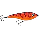 Angel-Berger Wild Devil Baits Pike Master Jerkbait Jerk Wobbler Hardbait (Red Devil, 12cm / Sinking)
