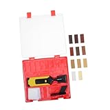 Tofficu 1 Satz Reparaturset für Holzfußböden Holzfußboden Reparaturkit mit Holzkitt und Holzspachtelmasse für Präzise Ausbesserungen für Zuhause Büro und Gewerbliche Anwendungen