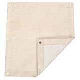 NUOBESTY Feuerfeste Schweißdecke aus Glasfaser 45X50cm Hochtemperaturbeständige Feuerlöschdecke für Outdoor Werkstatt und Notfallschutz